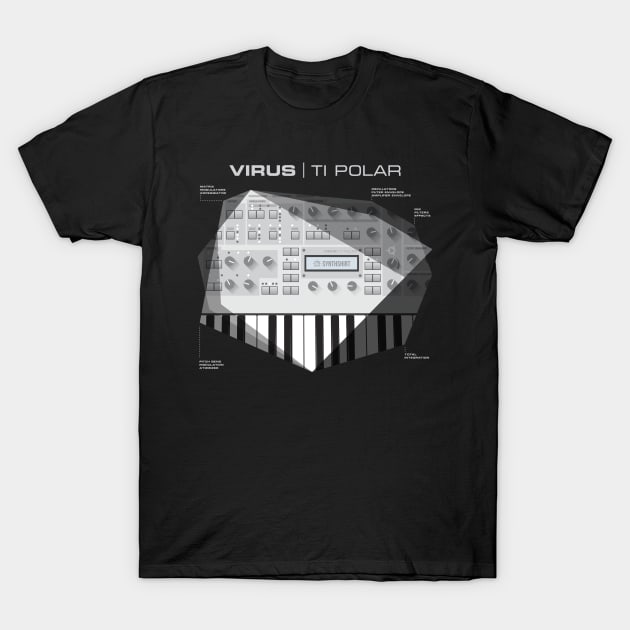 Virus TI Polar T-Shirt by Synthshirt